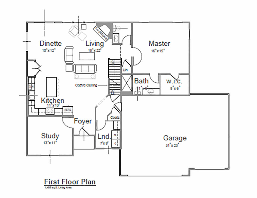 Rea Custom Ranch Homes Newport Floor Plan